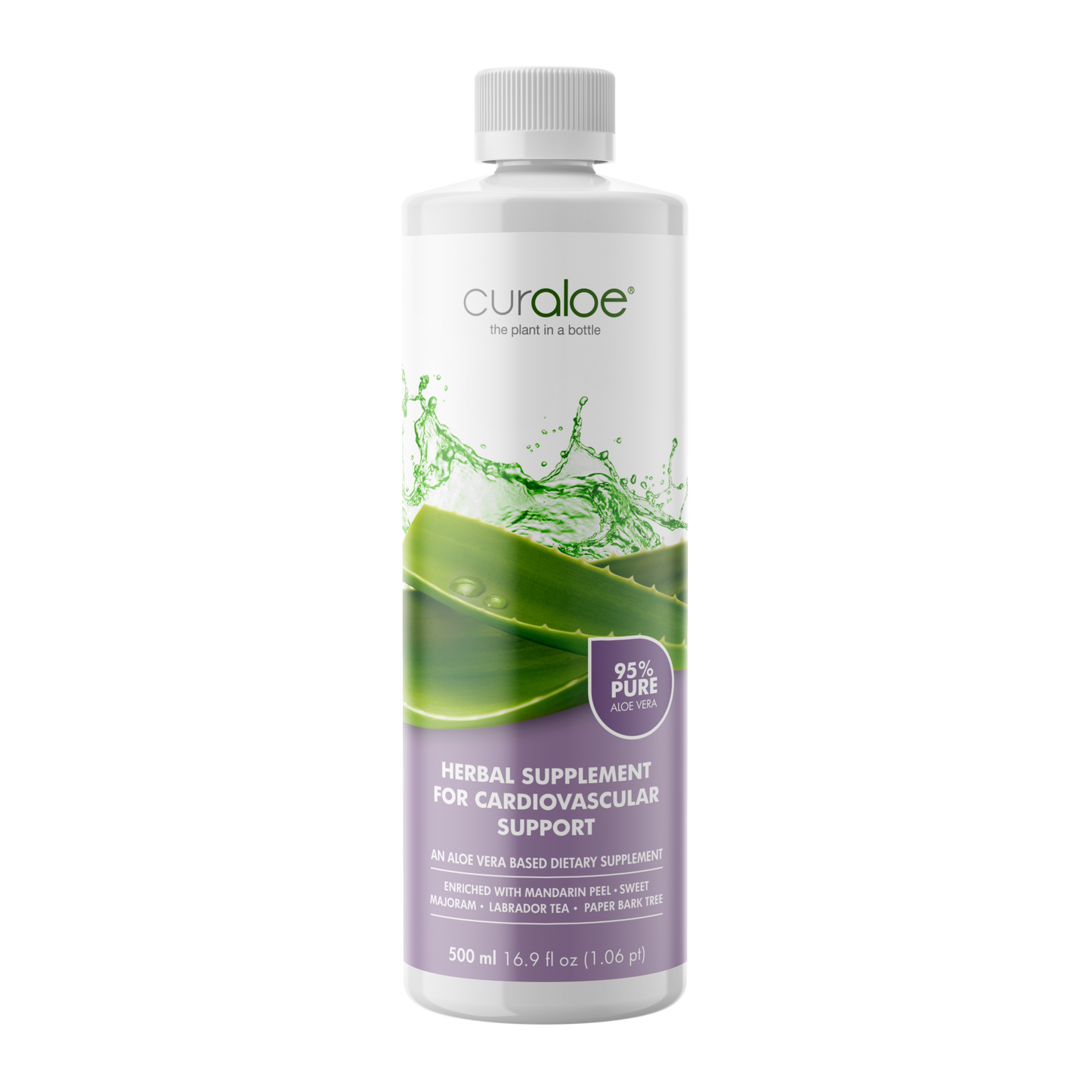 Curaloe Aloe Vera Gesundheitssaft zur kardiovaskulären Unterstützung